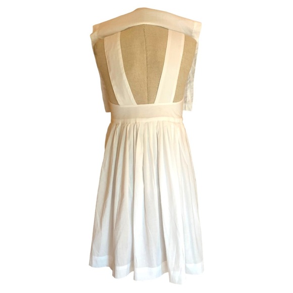 Vintage Les Petits Anastasia Paris by Francois Viannay Cotton Dress White Size 4 - Picture 5 of 9